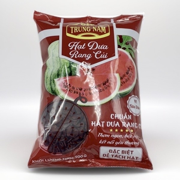 Hạt dưa Trung Nam 500g túi thường, vị sữa dừa