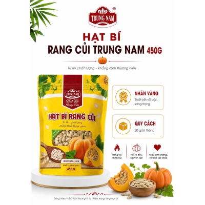 Hạt bí 450gr nhãn vàng