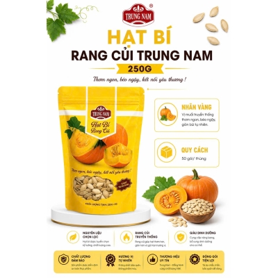 Hạt bí 250gr nhãn vàng
