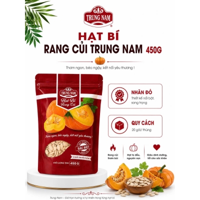 Hạt bí 450gr nhãn đỏ