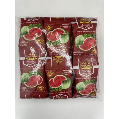 Hạt dưa 40g ( dây 10 gói x 3 túi đỏ, vị sữa dừa)