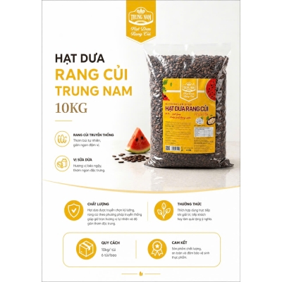 Hạt dưa Trung Nam 10kg vị sữa dừa